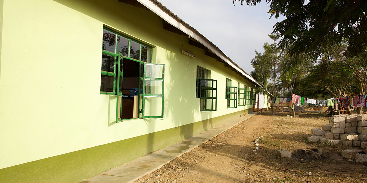 Ushirika Primary School in construction