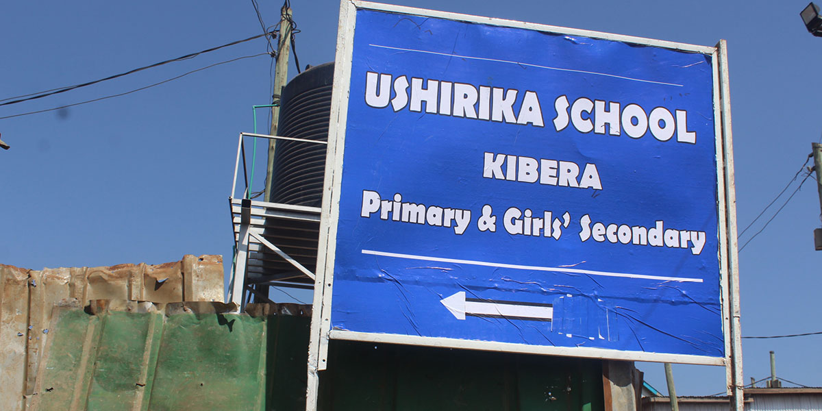 Ushirika Primary School in construction