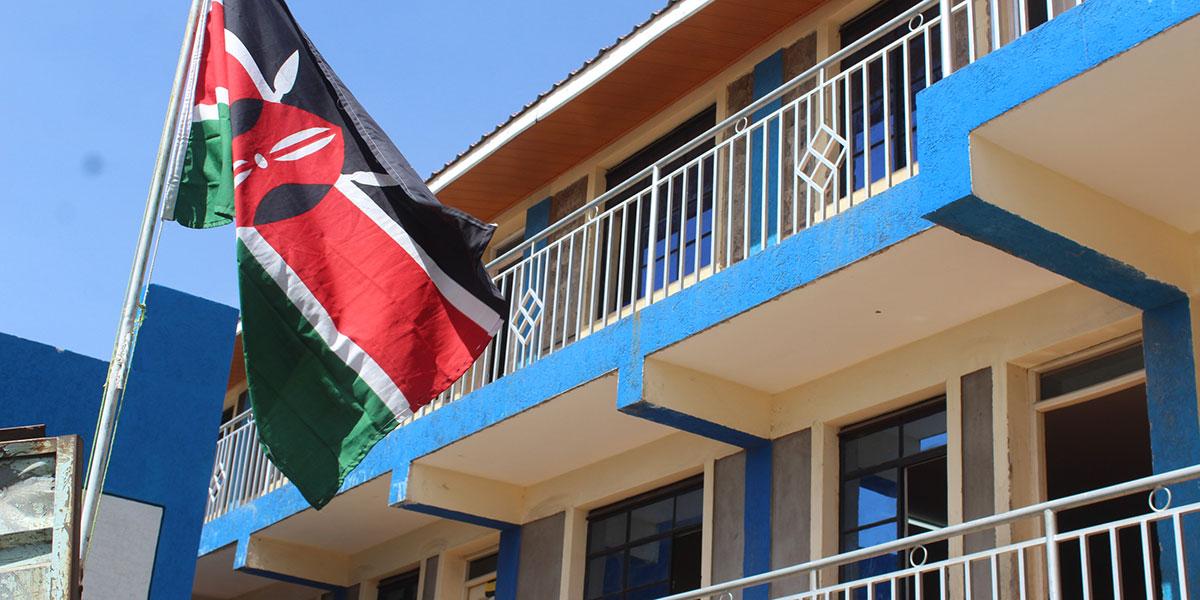 Ushirika Primary School in construction